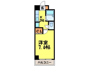 ブライトハーツ大橋南の物件間取画像